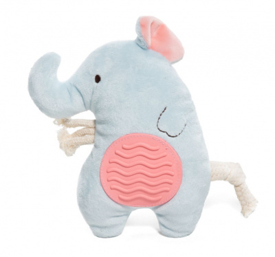 Игрушка (Triol) Слоник с тренажером для зубов мягкая для собак, 160мм 