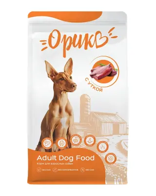 Орико 2,5кг утка корм для собак (407842) фото