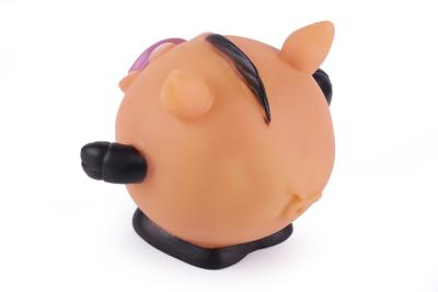 Игрушка (Nunbell) пищалка Мячики-мордашки 10х10х9см для собак фото