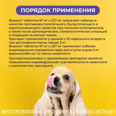 Фироко 227мг для крупных собак, 8 табл. (ЛИЦЕНЗИЯ) фото Фироко 227мг для крупных собак, 8 табл. (ЛИЦЕНЗИЯ) фото
