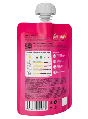 Wellement 0,08кг Ягненок с грушей кремовый топпинг для собак фото