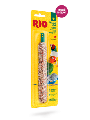 Rio 0,065кг минеральная палочка для всех видов птиц Rio 0,065кг минеральная палочка для всех видов птиц