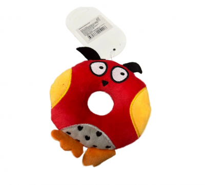 Игрушка (Wogy) пищалка Сова 13х11.3х2см для животных