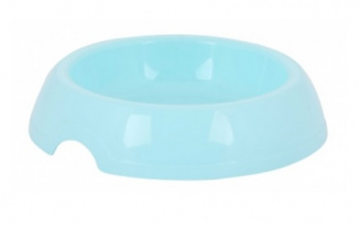 Миска (Zoo Plast) Мур-мяу 0,2л, голубая (20*20*27см)