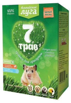 Альпийские луга 0,05кг травка для питомцев универсальная (50) фото
