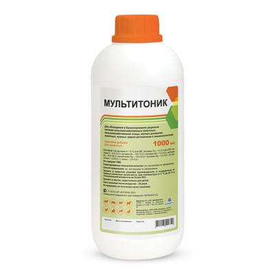 Мультитоник 1л (Асконт+) (12фл/уп) кормовая добавка