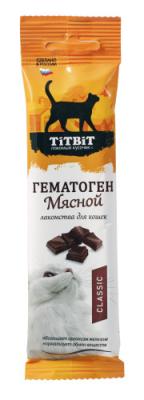 TiTBiT 0,03кг гематоген мясной classic (1шт) для кошек фото