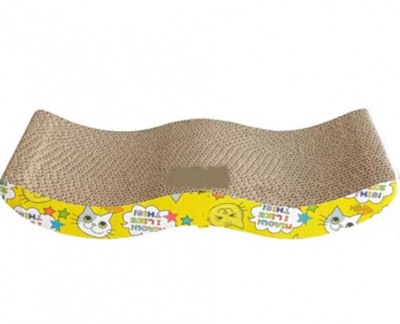 Когтеточка (Keiko) P-2 картонная Волна фигурная 43*21*4см (1/48) Когтеточка (Keiko) P-2 картонная Волна фигурная 43*21*4см (1/48)