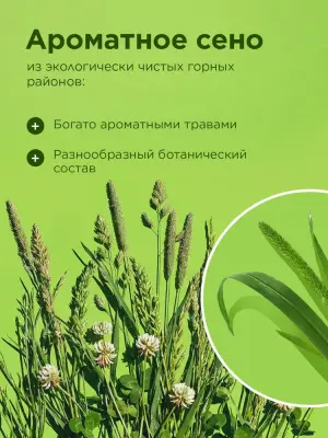 Сено (Little One) Горное непрессованное 0,4кг для грызунов фото