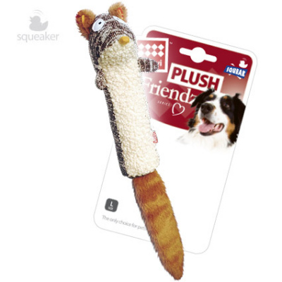 Игрушка (GiGWi) 75309 Белка с пищалкой 29см для собак, серия PLUSH FRIENDZ Игрушка (GiGWi) 75309 Белка с пищалкой 29см для собак, серия PLUSH FRIENDZ