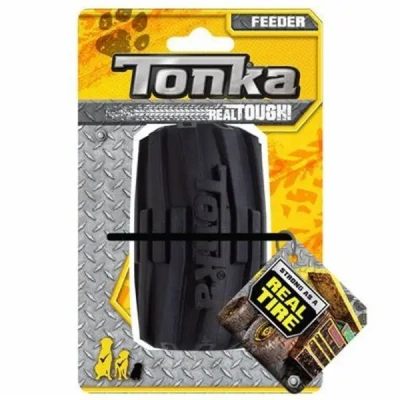 Tonka Игрушка-дозатор для лакомств Мега желтый/черный 10,2см
