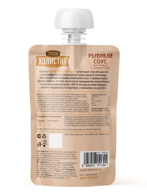 Деревенские лакомства 0,09кг Холистик Премьер Рыбный соус из тунца с креветкой для кошек (76051394) фото
