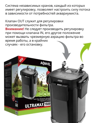 Фильтр (AQUAEL) Ultramax 1500 внешний фото