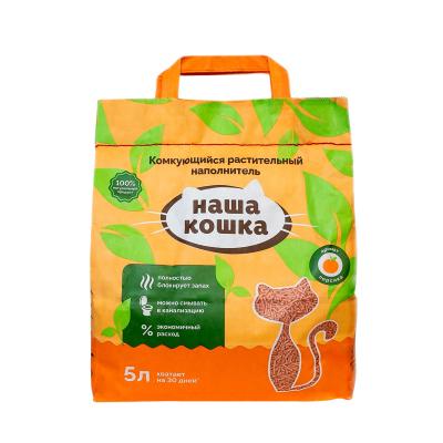 Наполнитель (Наша кошка) Персик 5л (2,1 кг) Тофу растительный комкующийся для кошек фото Наполнитель (Наша кошка) Персик 5л (2,1 кг) Тофу растительный комкующийся для кошек фото