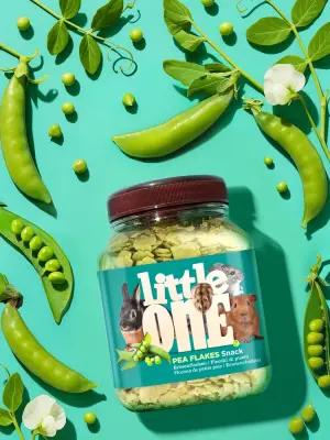 Little One 0,23кг Лакомство Плющеный горох для грызунов фото