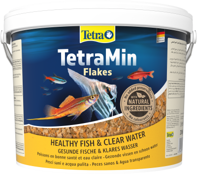 Tetra Min Flakes 10л корм хлопья для рыб фото