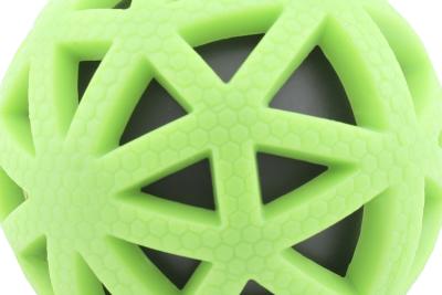 Игрушка (Nunbell) Мяч пищалка для собак d=7.5см  фото