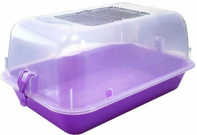 Террариум (Зооэкспресс) 15051 малый с металлической дверкой полупрозрачный 33*24*15 см