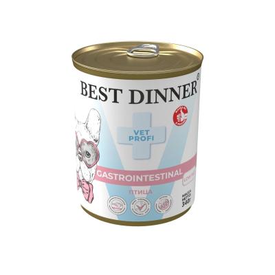 Best Dinner Vet Profi Gastro Intestinal Low Fat 0,34кг птица консервы для собак (409426)