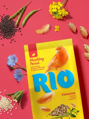 Rio 0,5кг корм для канареек рацион в период линьки фото