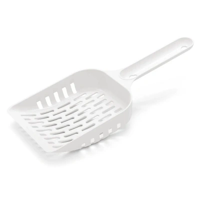 Совок (Zoo Plast) Лекси для уборки кошачьего туалета, белый (24*9,8*2,8см) 