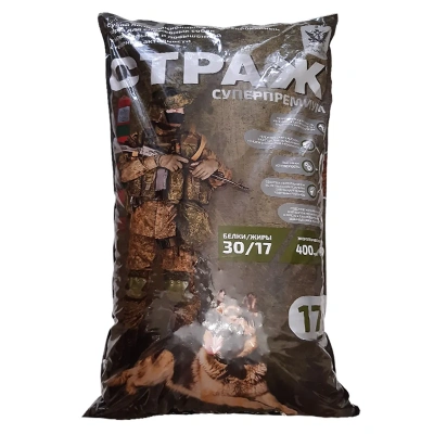 Страж 17кг сухой для взрослых служебных собак с высокой активностью (167012) Страж 17кг сухой для взрослых служебных собак с высокой активностью (167012) фото