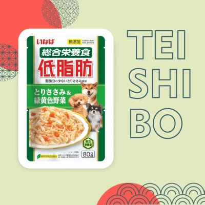 Inaba Teishibo 0,08кг Куриное филе и овощи пауч для собак фото