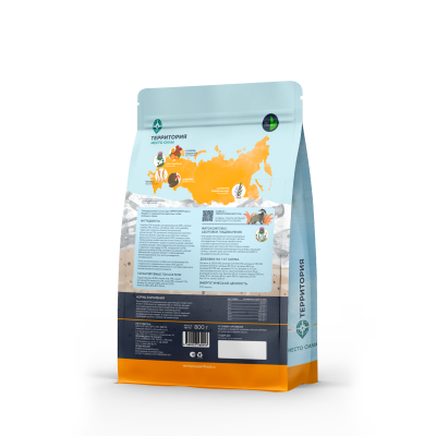 ТерриториЯ Кавказ 0,8кг индейка с морошкой сухой для взрослых собак мелких пород (560216) фото