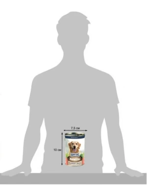 Happy Dog Natur Line 0,410кг телятина и рис консервы для собак (741091) фото