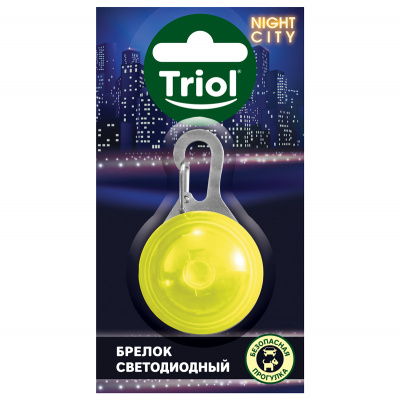 Брелок (Triol) LD01 светодиодный, пластиковый 55x35мм фото Брелок (Triol) LD01 светодиодный, пластиковый 55x35мм фото