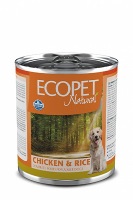 Farmina (Фармина) ECOPET NATURAL 0,3кг курица рис консервы для собак фото