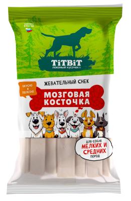 TitBit 0,22кг жевательный снек Мозговая косточка лакомство для собак мелких и средних пород TitBit 0,22кг жевательный снек Мозговая косточка лакомство для собак мелких и средних пород