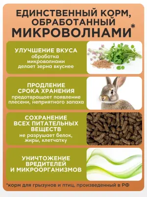 Mikimeals Complex 0,5кг корм для кроликов (520523) фото