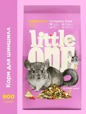 Little One 0,9кг Корм для шиншилл фото