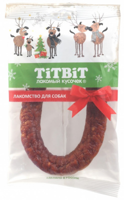 TiTBiT 0,14кг колбаса Одесская для собак (Новогодняя коллекция) TiTBiT 0,14кг колбаса Одесская для собак (Новогодняя коллекция)