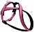 Шлейка (Зооэкспресс) 5735 М FRESH LINE 20 мм капрон/сетка Х-образная, регулируемая от 50 до 65 см малиновая фото