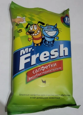 Салфетки (Mr.Fresh) влажные 15шт фото