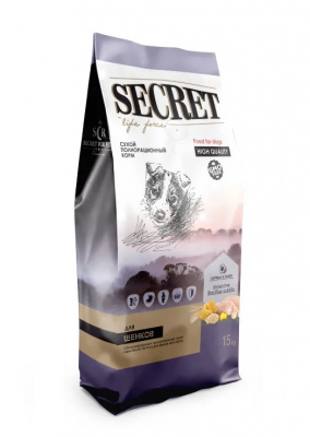 Секрет (Secret) Life Force 15кг сухой курица и злаки для щенков всех пород (79872)