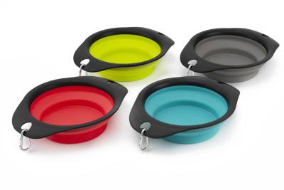 Миска (Nunbell) 600мл 25.5х18х6см складная, микс для животных фото