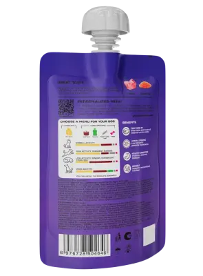 Wellement 0,08кг Тунец с икрой кремовый топпинг для собак фото