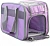 Сумка-переноска (Triol) Техно, сиреневая, (40*28*25) для животных фото