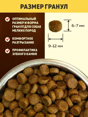 Brooksfield Adult Dog Small Breed 6кг ягненок/рис сухой для собак (354400) фото