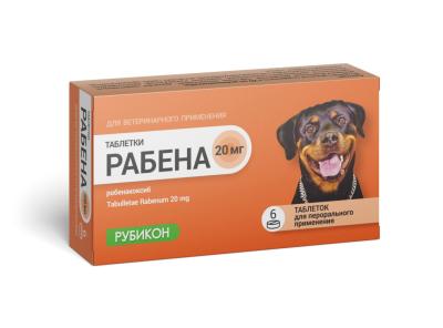 Рабена 20 мг, таблетки, №6 (ЛИЦЕНЗИЯ) Рабена 20 мг, таблетки, №6 (ЛИЦЕНЗИЯ)