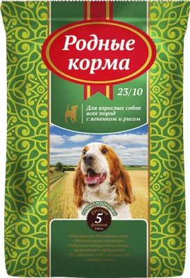 Родные корма 2,045кг (5 фунтов) ягненок и рис сухой корм для собак (537895)