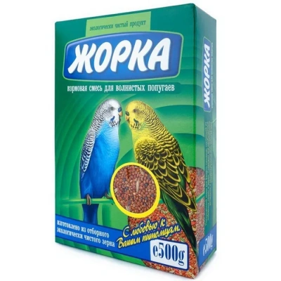 Жорка 0,5кг корм для волнистых попугаев (новая упаковка) фото