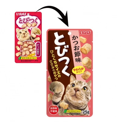 Inaba Tobitsuku 0,025кг со вкусом кацуобуси лакомство для кошек фото Inaba Tobitsuku 0,025кг со вкусом кацуобуси лакомство для кошек фото