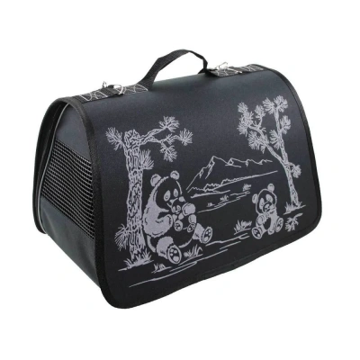 Сумка-переноска Догман Лира №3 панда "Dogman" черный (43*27*27см) фото Сумка-переноска Догман Лира №3 панда "Dogman" черный (43*27*27см) фото