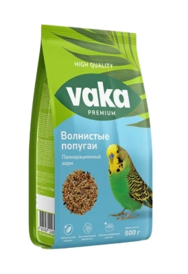 Вака 0,5кг High Quality корм для волнистых попугаев Вака 0,5кг High Quality корм для волнистых попугаев