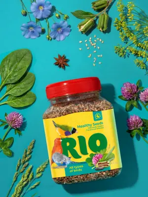Rio 0,24кг смесь полезные семена для всех видов птиц фото