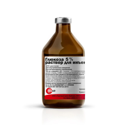 Глюкоза р-р 5% 400мл БиАгро (ЛИЦЕНЗИЯ) фото